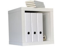 Regalwürfel >Cubo< in Weiß matt Lack -...