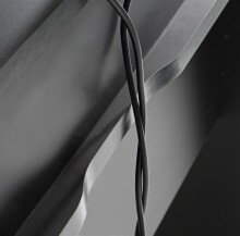 Schreibtisch >Tamas< in Schwarz/matt - 160x91,1x72cm (BxHxT)