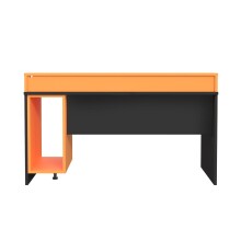 Schreibtisch >Tamas< in Schwarz/matt - 160x93,8x69cm (BxHxT)