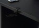 Schreibtisch >Tamas< in Schwarz/matt - 200x91x125,5cm (BxHxT)