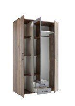 Kleiderschrank >Cilli< in Old Style - 120x197x54cm (BxHxT)