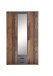 Kleiderschrank >Cilli< in Old Style - 120x197x54cm (BxHxT)