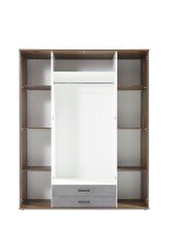 Kleiderschrank >Cilli< in Old Style - 159x197x54cm (BxHxT)