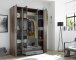 Kleiderschrank >Cilli< in Old Style - 159x197x54cm (BxHxT)