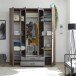 Kleiderschrank >Cilli< in Old Style - 159x197x54cm (BxHxT)