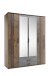 Kleiderschrank >Cilli< in Old Style - 159x197x54cm (BxHxT)