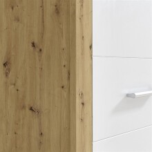 Kleiderschrank >Stern< in Artisan Eiche - 151x198x55cm (BxHxT)