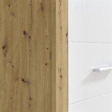 Kleiderschrank >Stern< in Artisan Eiche - 151x198x55cm (BxHxT)