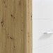 Kleiderschrank >Stern< in Artisan Eiche - 151x198x55cm (BxHxT)
