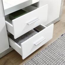 Kleiderschrank >Stern< in Beton - 151x198x55cm (BxHxT)