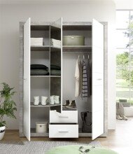 Kleiderschrank >Stern< in Beton - 151x198x55cm (BxHxT)