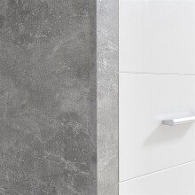 Kleiderschrank >Stern< in Beton - 151x198x55cm (BxHxT)