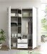 Kleiderschrank >Stern< in Beton - 151x198x55cm (BxHxT)