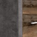 Kleiderschrank >Stern< in Betonoxid - 151x198x55cm (BxHxT)