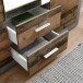 Kleiderschrank >Stern< in Betonoxid - 151x198x55cm (BxHxT)