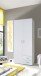 Kleiderschrank >Hamina< in Weiß - 81x176x51cm (BxHxT)