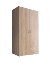 Kleiderschrank >Hamina< in Eiche Sonoma -...