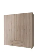 Kleiderschrank >Hamina< in Eiche Sonoma -...