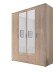 Kleiderschrank >Karl< in Eiche Sonoma - 159x196x54cm (BxHxT)