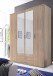Kleiderschrank >Karl< in Eiche Sonoma - 159x196x54cm (BxHxT)