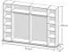 Kleiderschrank >Mega< in Weiß / Spiegel - 312x226x61cm (BxHxT)