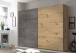 Kleiderschrank >Melodie< in Artisan Eiche Nachbildung - 270x210x60cm (BxHxT)