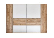 Kleiderschrank >San Nicolas< in Wildeiche Nachbildung - 312x225x61cm (BxHxT)