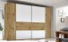 Kleiderschrank >San Nicolas< in Artisan Eiche Nachbildung - 267x226x60cm (BxHxT)