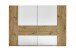Kleiderschrank >San Nicolas< in Artisan Eiche Nachbildung - 267x226x60cm (BxHxT)