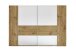 Kleiderschrank >San Nicolas< in Artisan Eiche Nachbildung - 267x226x60cm (BxHxT)