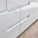 Kleiderschrank >Suzette< in Weiß - 126x208x57 (BxHxT)