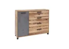 Kommode >Donielle< in Alpine Lodge - 125x96x38cm...