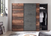Kleiderschrank >Mill< in Old Style - 270x210x63cm (BxHxT)
