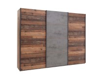 Kleiderschrank >Mill< in Old Style - 270x210x63cm (BxHxT)