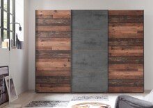 Kleiderschrank >Mill< in Old Style - 270x210x63cm...