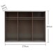 Kleiderschrank >Mill< in Old Style - 270x210x63cm (BxHxT)
