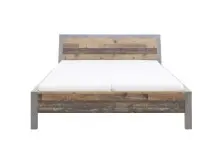 Doppelbett >Mill< in Old Style - 197x101x221cm (BxHxT)