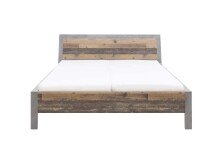 Doppelbett >Mill< in Old Style - 197x101x221cm (BxHxT)