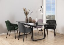 Armlehnstuhl >Brooke I< in  aus Metall - 58x83x55cm...