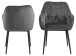 Armlehnstuhl >Brooke I< in  aus Metall - 58x83x55cm (BxHxT)