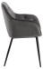 Armlehnstuhl >Brooke I< in  aus Metall - 58x83x55cm (BxHxT)