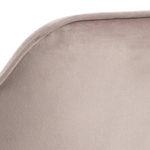Armlehnstuhl >Brooke< (2er-Set) in Dusty Rose aus Metall,Stoff - 58x83x55cm (BxHxT)