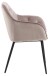 Armlehnstuhl >Brooke< (2er-Set) in Dusty Rose aus Metall,Stoff - 58x83x55cm (BxHxT)