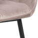 Armlehnstuhl >Brooke< (2er-Set) in Dusty Rose aus Metall,Stoff - 58x83x55cm (BxHxT)