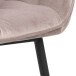 Armlehnstuhl >Brooke< (2er-Set) in Dusty Rose aus Metall,Stoff - 58x83x55cm (BxHxT)