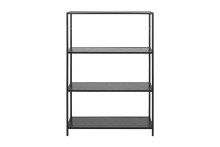 Regal >Carney< in Esche aus Metall - 77x114x35cm (BxHxT)