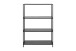 Regal >Carney< in Esche aus Metall - 77x114x35cm (BxHxT)