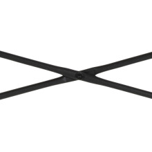 Schreibtisch >Carney< in Wildeiche aus Metall - 110x75x45cm (BxHxT)