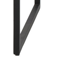 Schreibtisch >Carney< in Wildeiche aus Metall - 110x75x45cm (BxHxT)