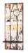 Wandgarderobe >Home< in vintage aus MDF, Stahl - 40x100x14cm (BxHxT)
